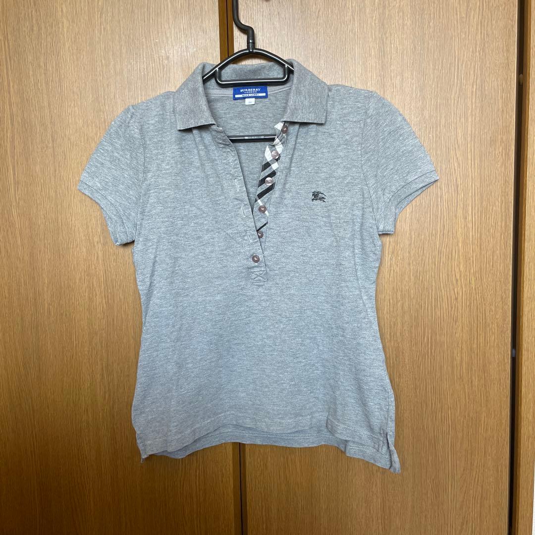 Burberry グレー ポロシャツ 38