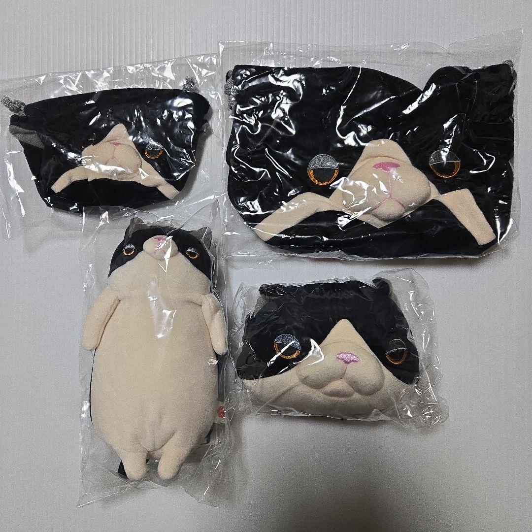 新日本プロレス★高橋ヒロム　もちねこ ハチワレ グッズ4点セット