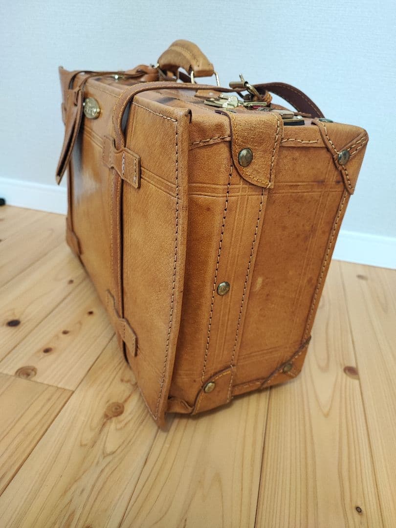 ジョージア　革製トラベルトランク　旅行カバン　ボストンバッグ　未使用品
