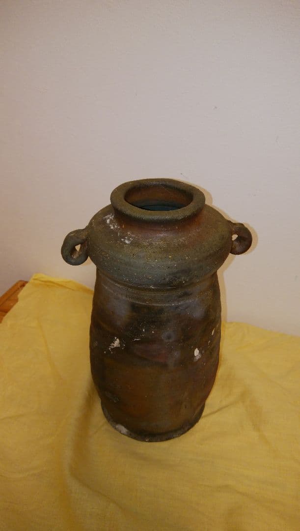 備前　西川政美　花入　茶道具