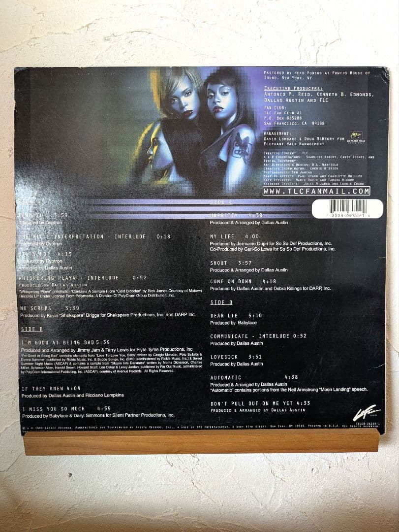 TLC / FanMail LP / No Scrubs 12”の2枚セット