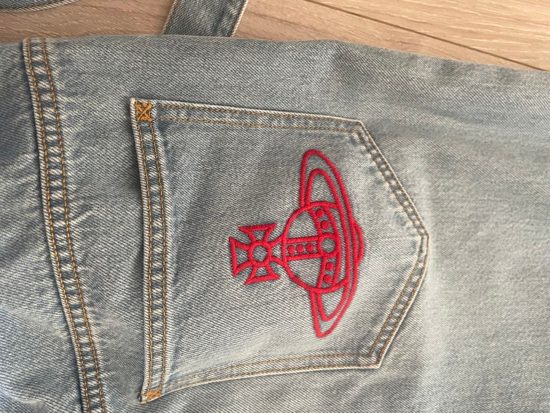 Vivienne Westwood レッドレーベル デニム サスペンダー付