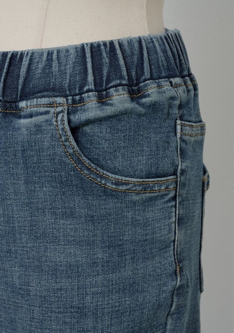 BEARDSLEY デニムパギンス(紐付き)size 0(S)ミッドナイトブルー