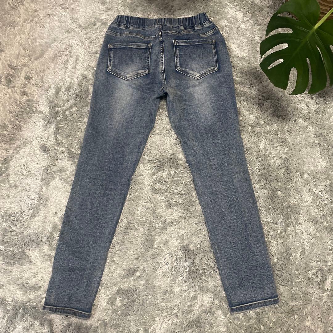 BEARDSLEY デニムパギンス(紐付き)size 0(S)ミッドナイトブルー
