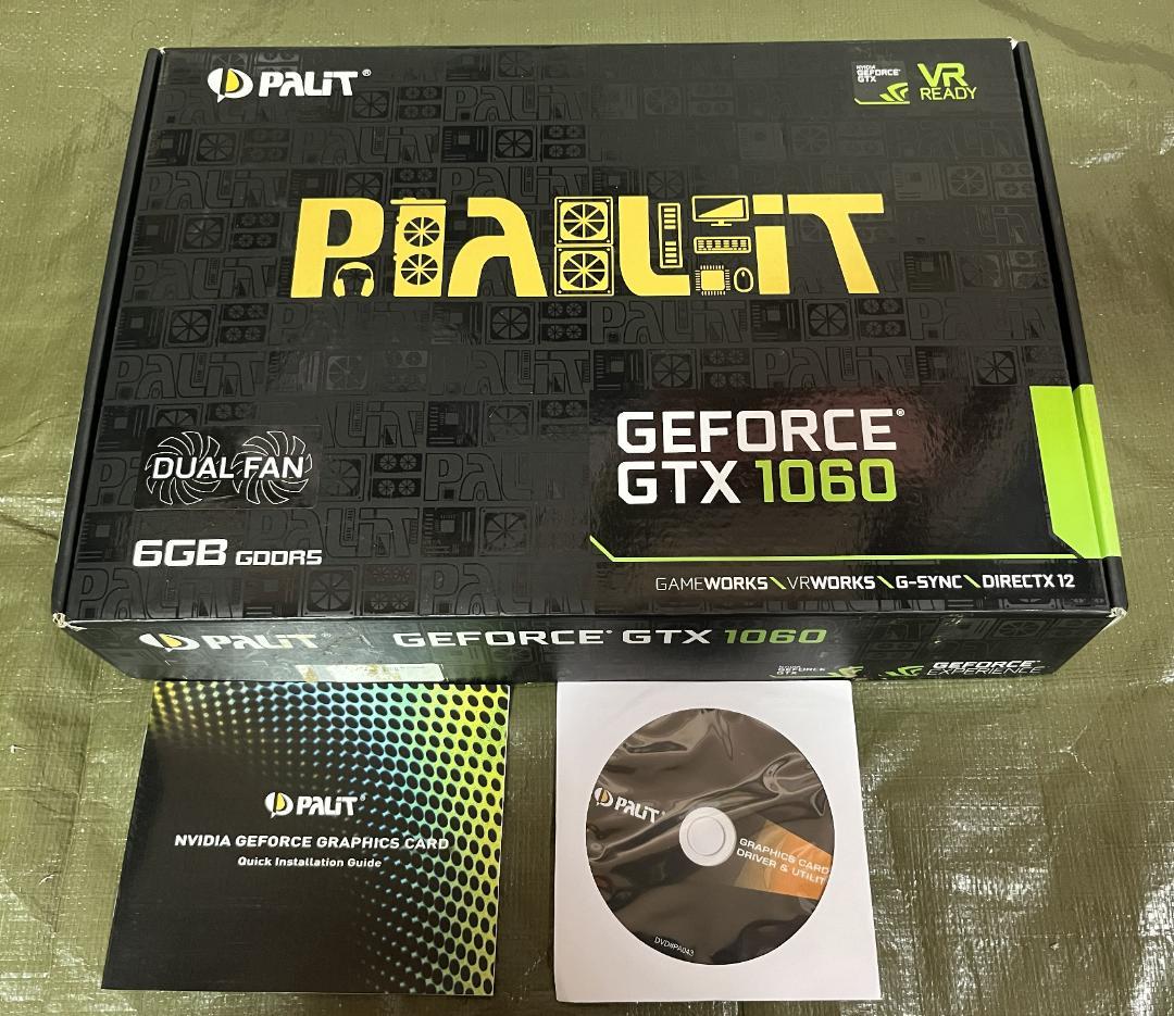 グラフィックボード・グラボ・ビデオカード Palit GeForce GTX 1060 6GB GDDR5 Dual