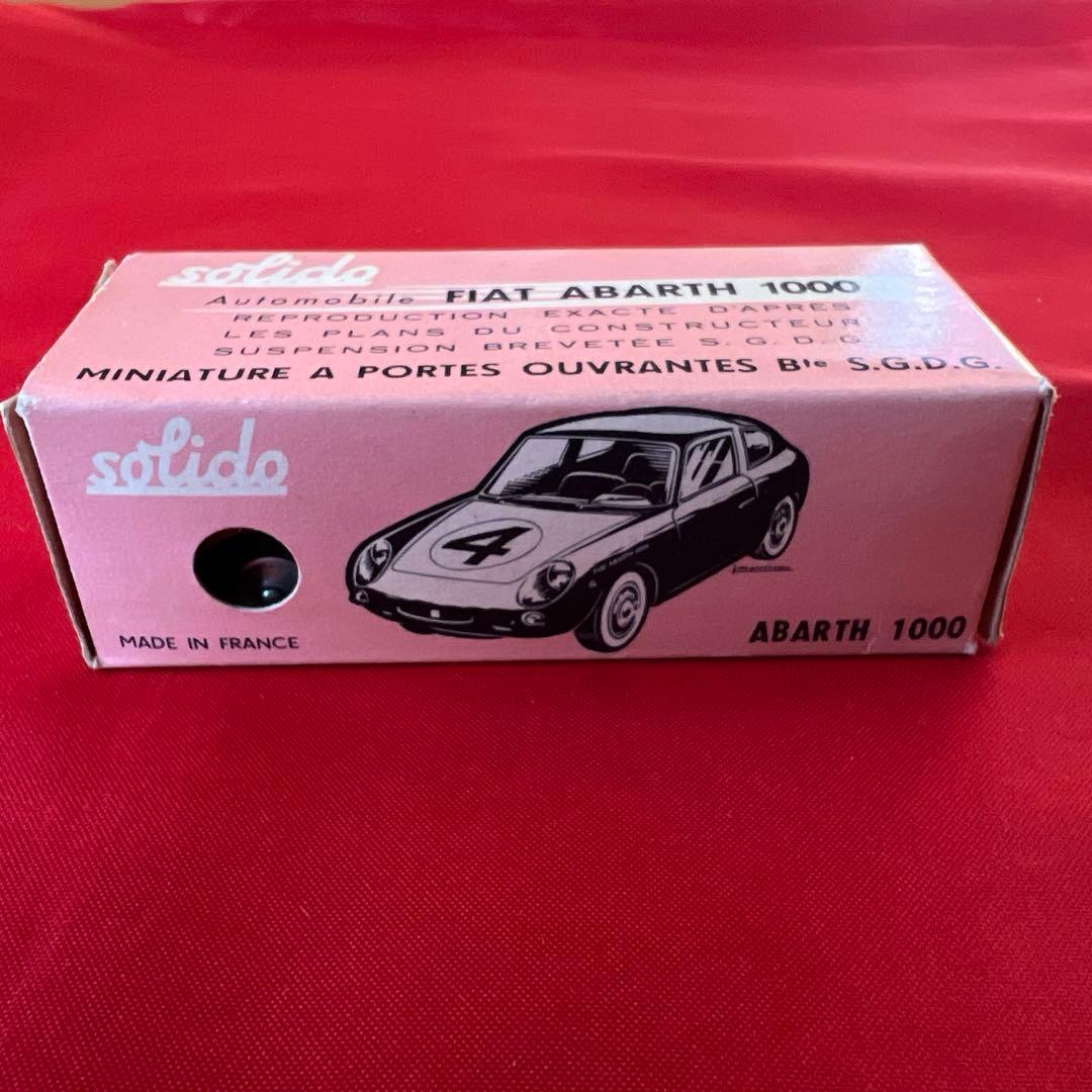 ミニカー Solido FIAT ABARTH 1000