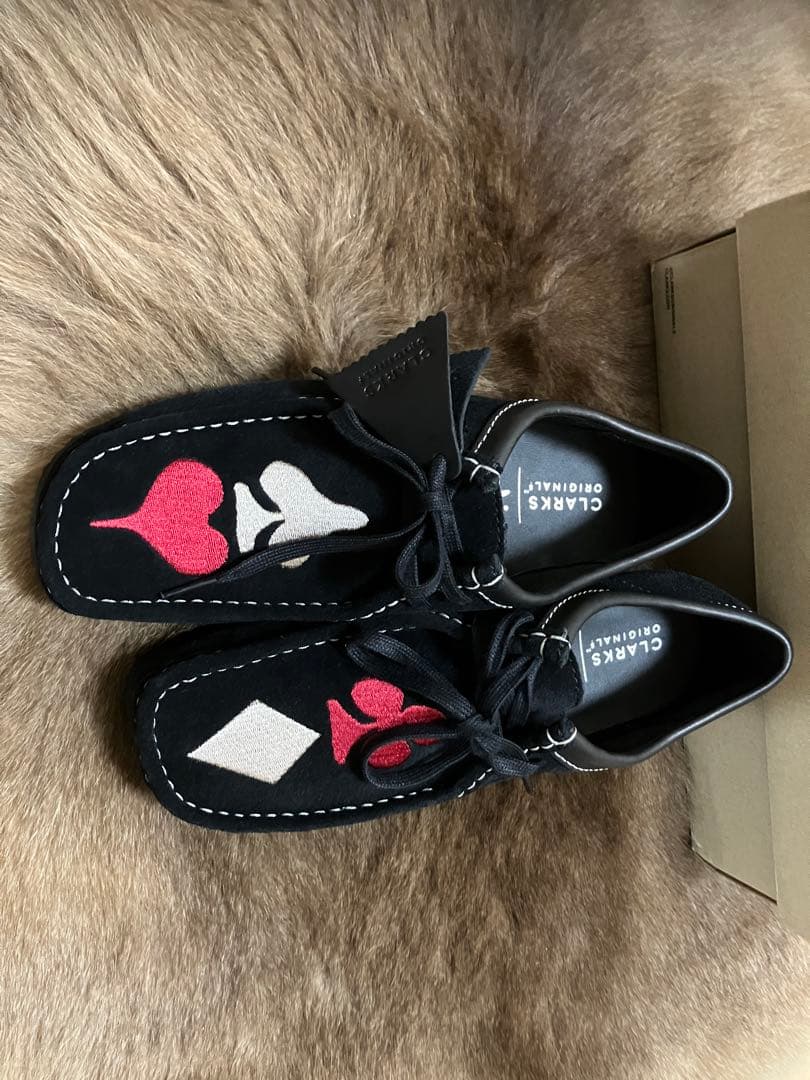 CLARKS ORIGINALS × STUSSY コラボ　ワラビーシューズ
