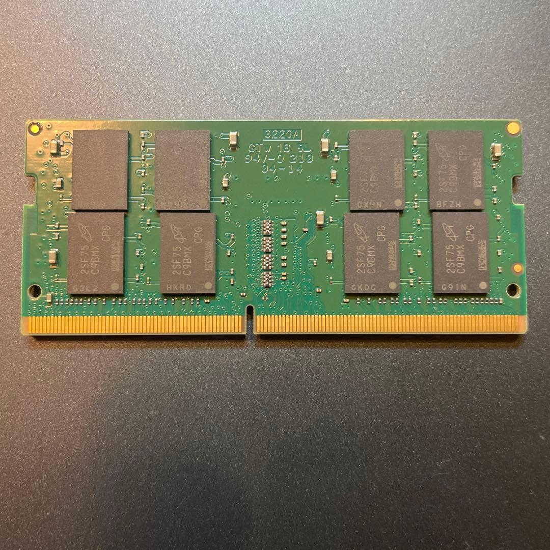 crucial 32GB DDR4 SODIMM メモリー
