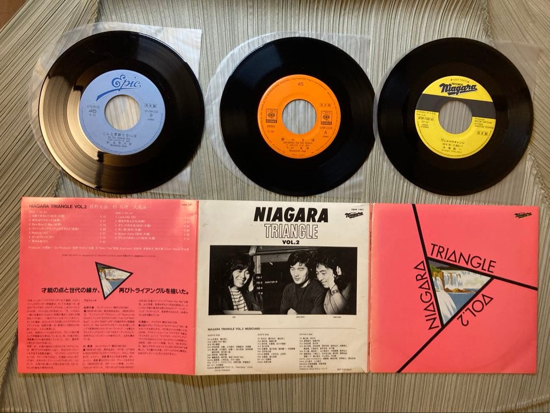 入手困難NIAGARA TRIANGLE Vol2プロモ用7インチレコード3枚組