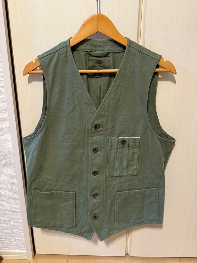 美品　NIGEL CABOURN ナイジェルケーボン ミリタリーベスト