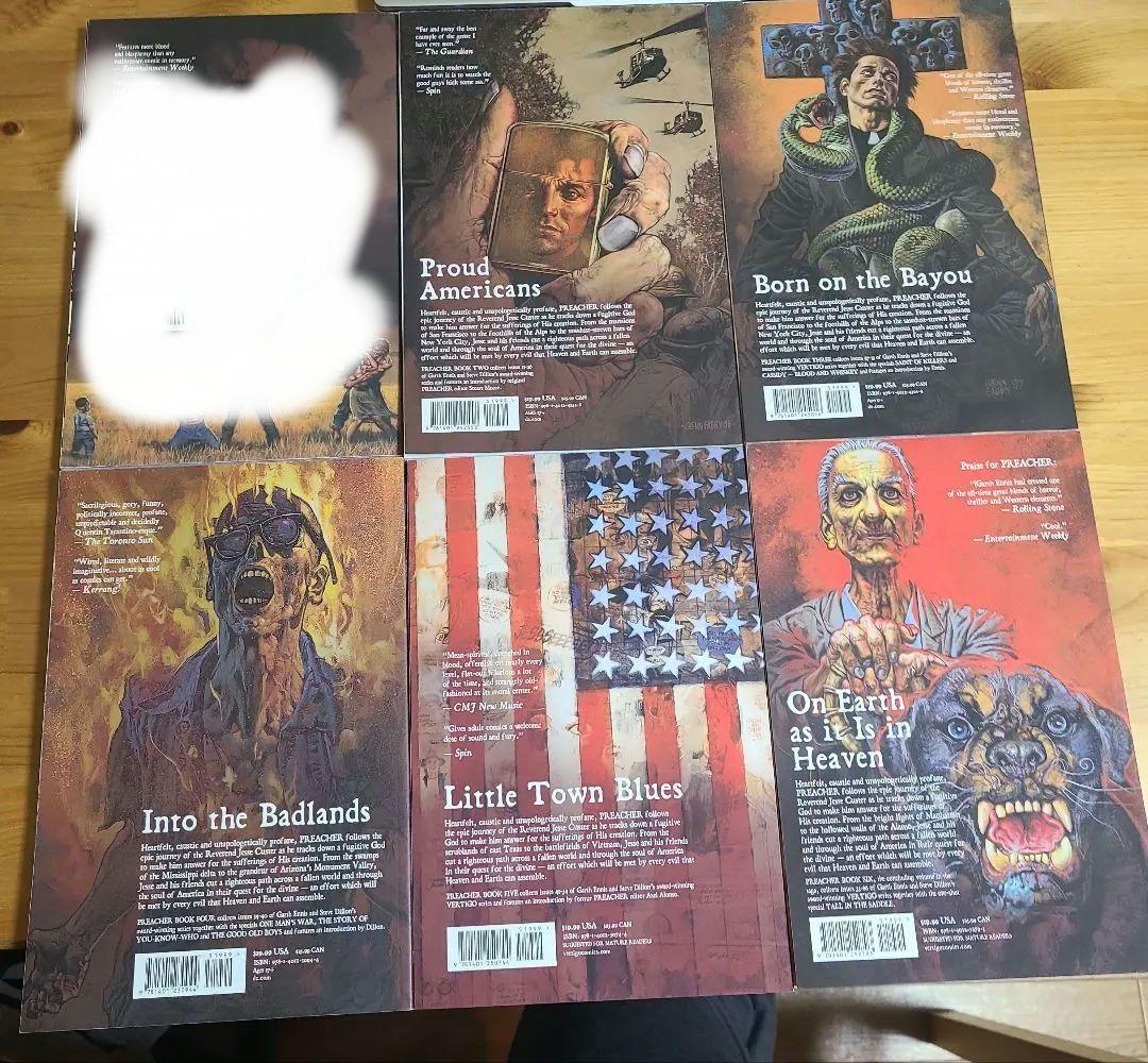 マkさん専用サンドマンとPREACHER２巻から６巻 セット