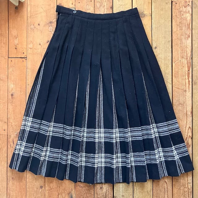 USA製 ペンドルトン PENDLETON ウール プリーツ スカート 70s
