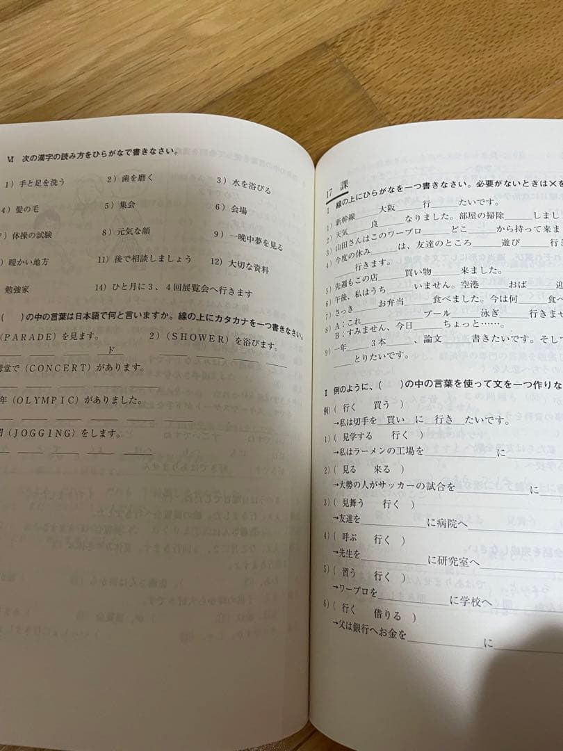 【新品】実力日本語:単語・文法解説書(中国語版)上下、問題集(上下) 4冊セット