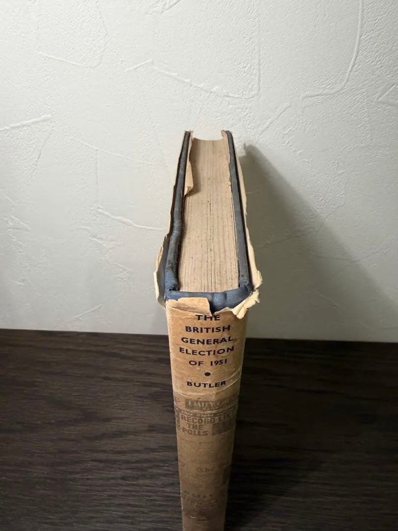 1952年 英国総選挙研究書 Butler 洋書 英国政治史