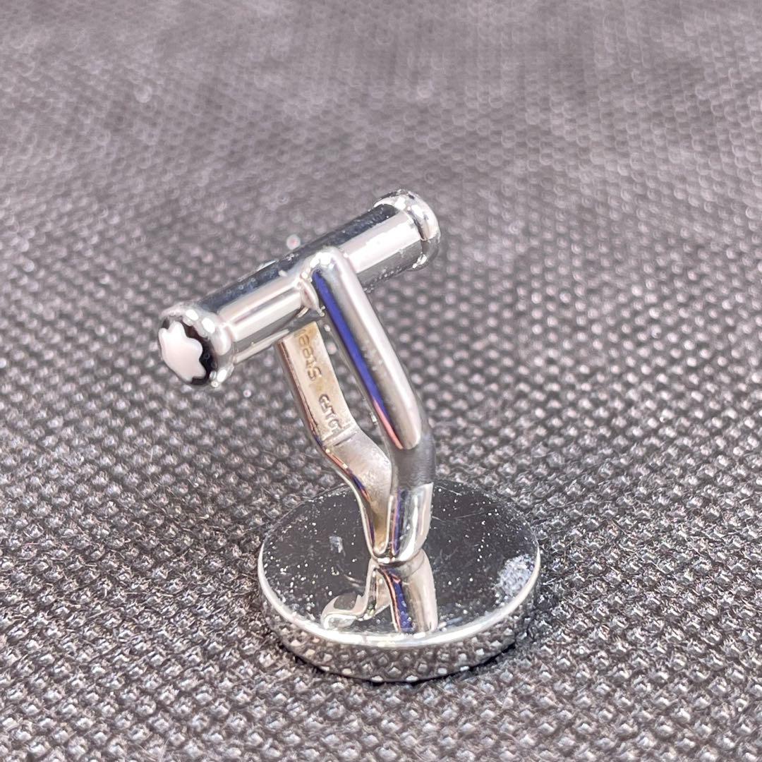 Mont Blanc モンブラン　カフス　シルバー　刻印あり　ラウンド　#A-8