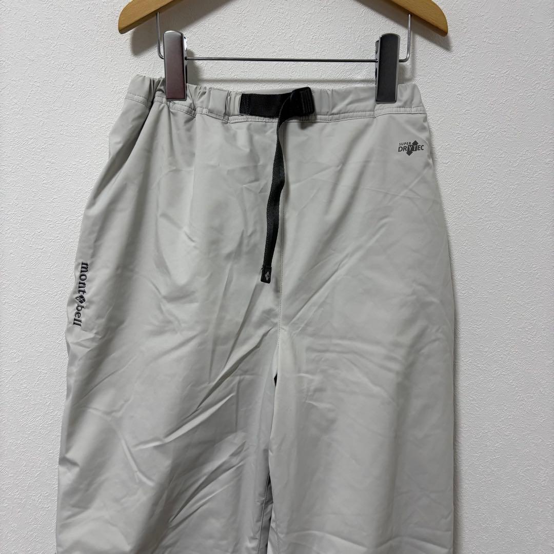 美品　mont-bell スキーウェア　パンツ　160 ジュニア　ライトグレー