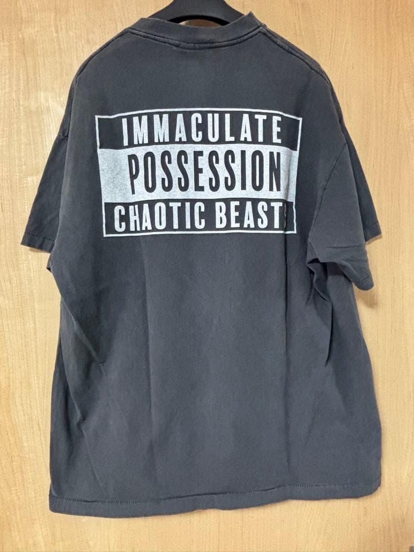 ぶち抜きスマイル tシャツ XL セントマイケル SAINT MICHAEL