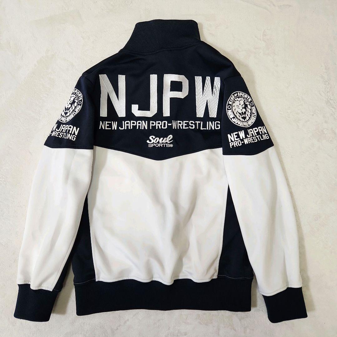 ✨美品✨新日本プロレス×ソウルスポーツ コラボ セットアップ M ジャージ上下