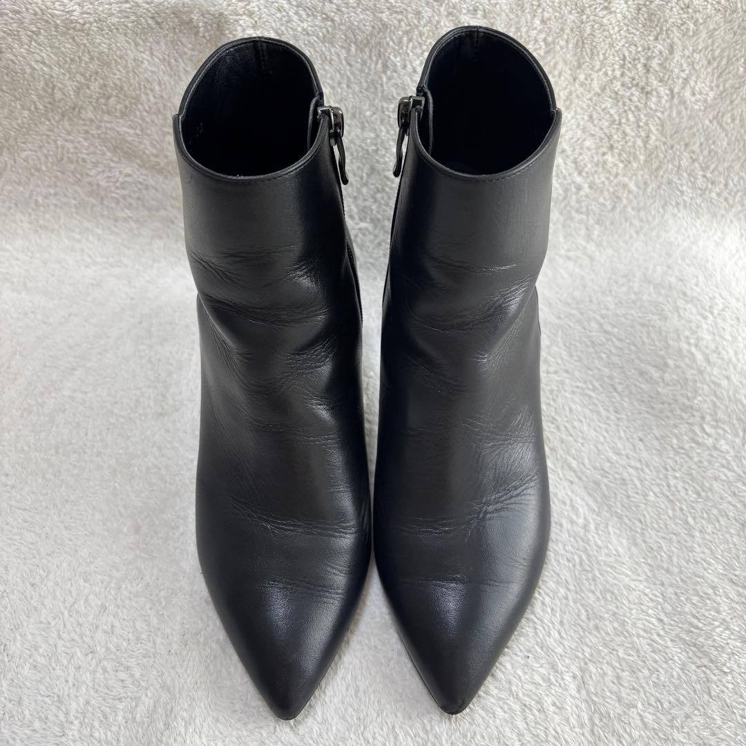 ✨️美品✨️ DIANA ダイアナ ブラック レザー ショートブーツ 23㎝ 黒