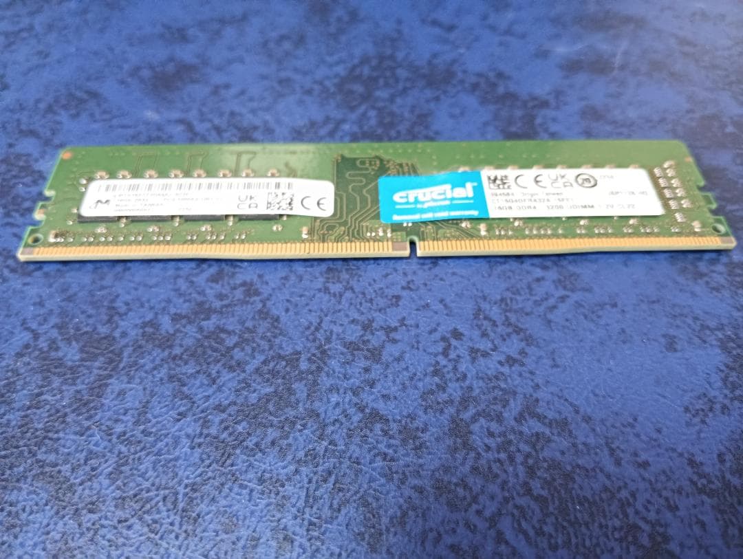 Crucial(Micron)16GB(8GB×2) DDR4 3200MHz