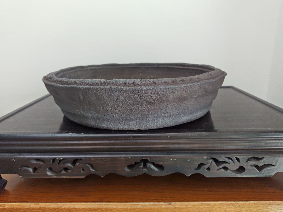 陶器製盆栽鉢 直径約40.5cm×9cm