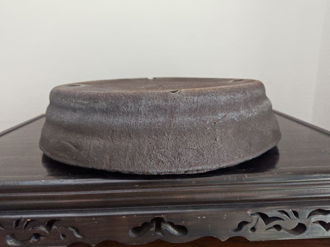 陶器製盆栽鉢 直径約40.5cm×9cm
