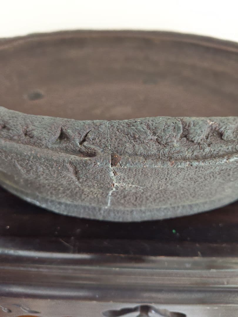陶器製盆栽鉢 直径約40.5cm×9cm