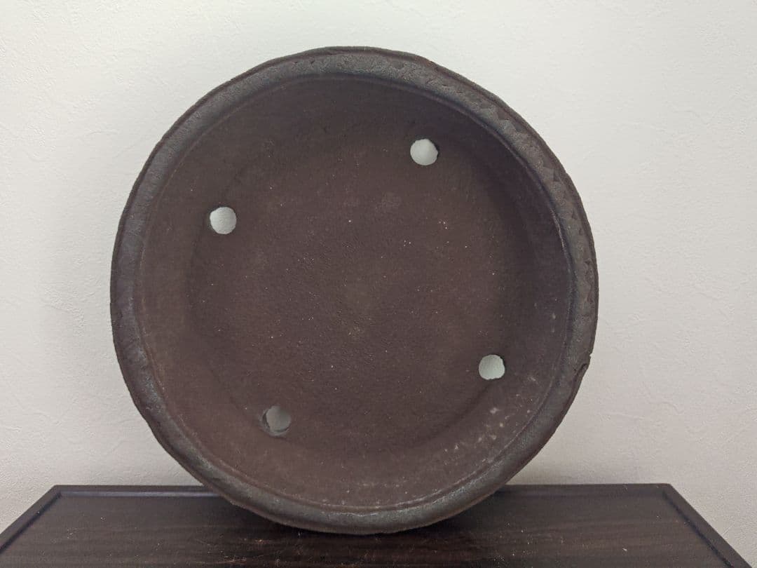 陶器製盆栽鉢 直径約40.5cm×9cm