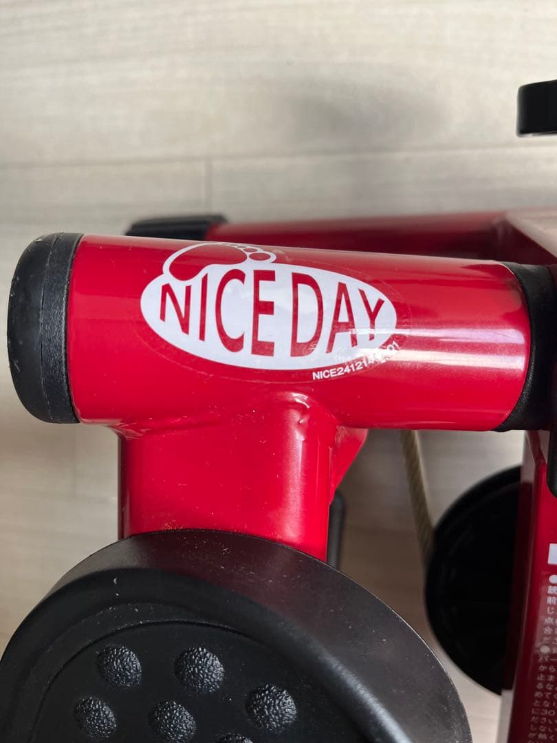 （美品）　NICE DAY エクササイズステッパー レッド