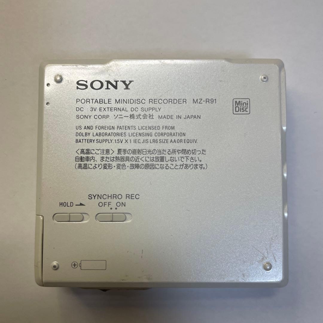 SONY ソニー MZ-R91 MDウォークマン リモコン・録音マイク付