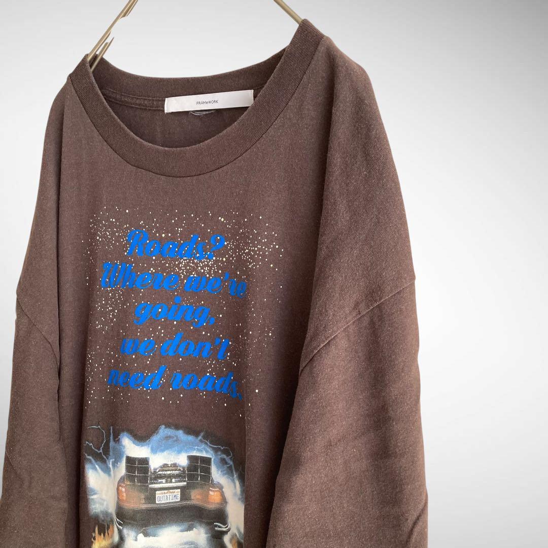 フレームワーク×バックトゥザフューチャー　コラボ　Tシャツ　カットソー