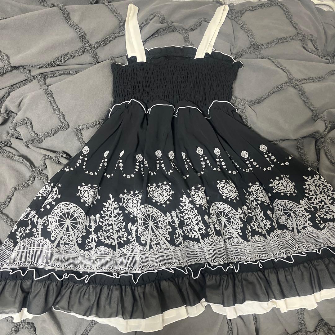axes femme ロリータ ゴシック ワンピース ドレス ノーソリーブ