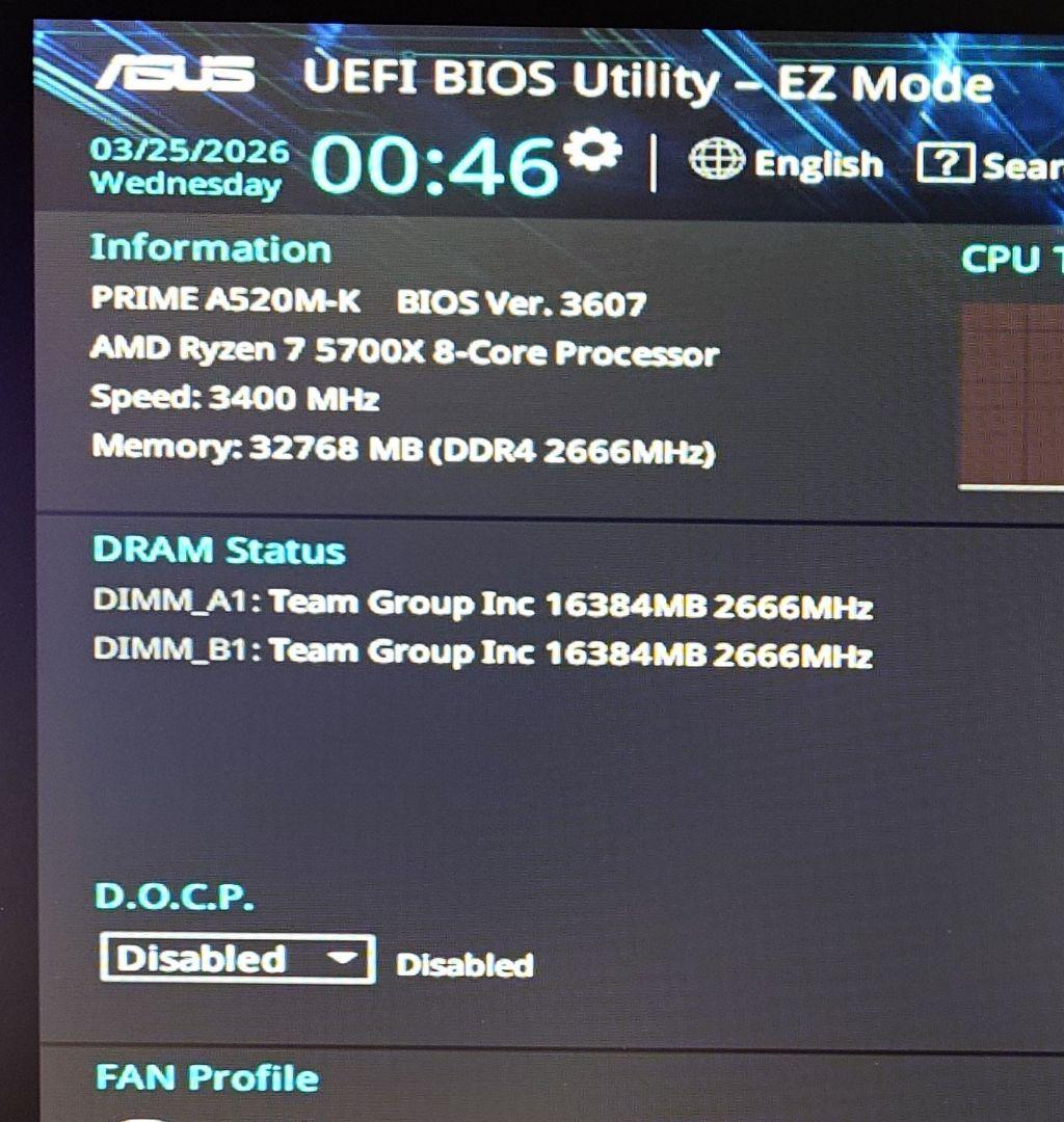 TEAM DDR4 2666 メモリー16GB ×2 計32GB 【動作確認済】