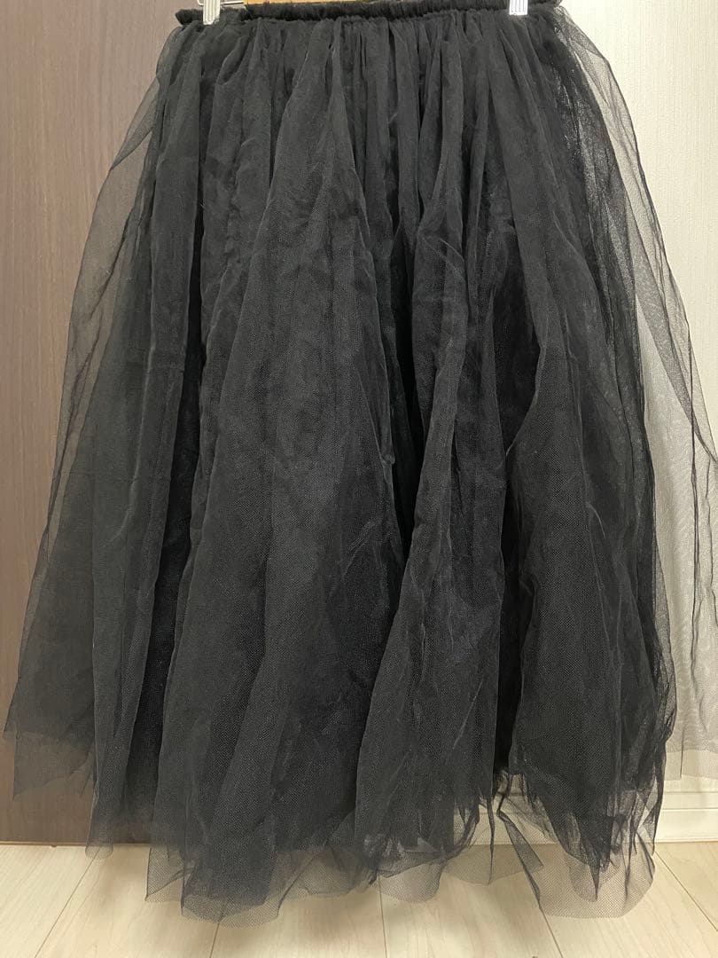 COMME des GARÇONS ブラックチュールスカート