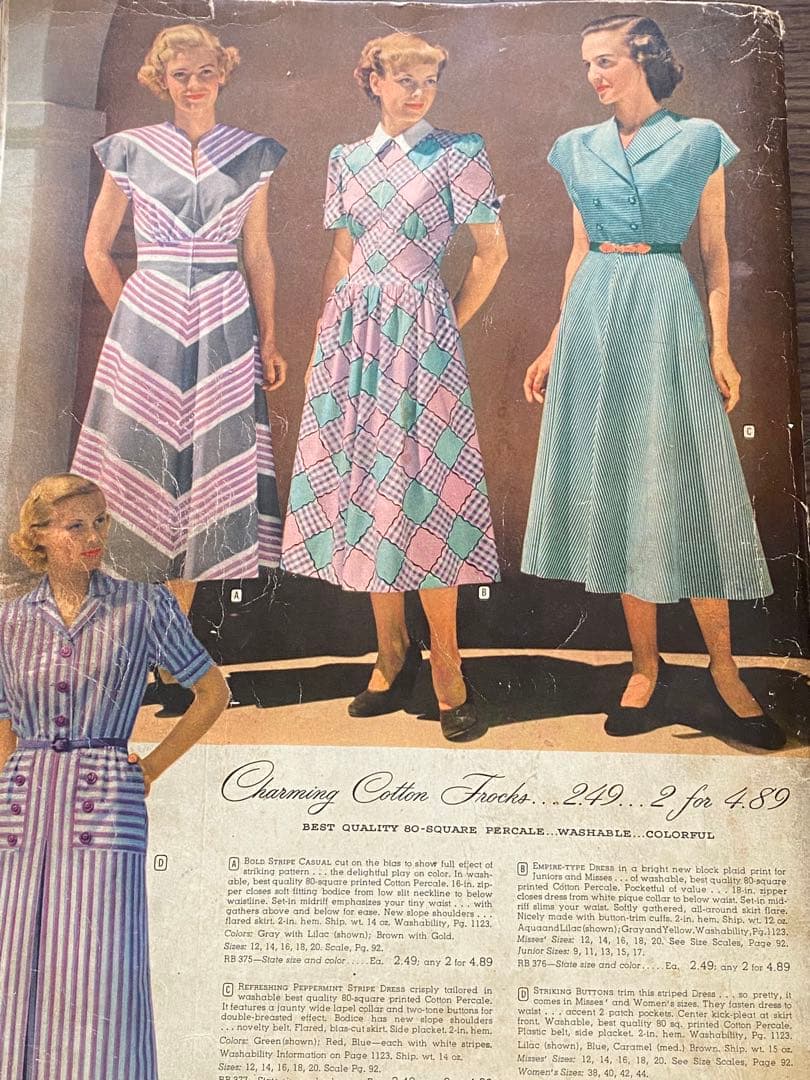 モンゴメリーワード　Montgomery ward ビンテージ　カタログ　40s