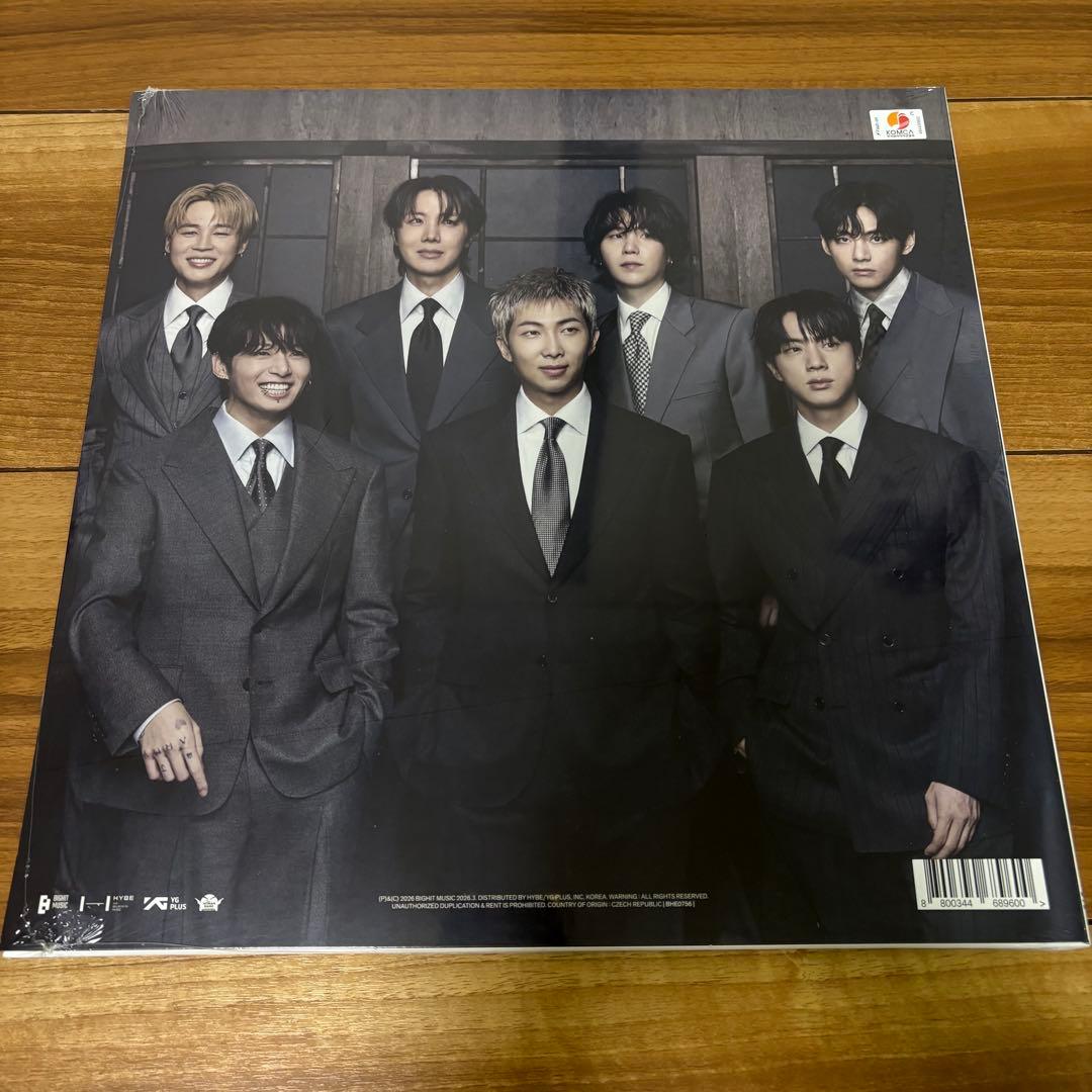 BTS ARIRANG Standard Vinyl LP SUGA シュガ