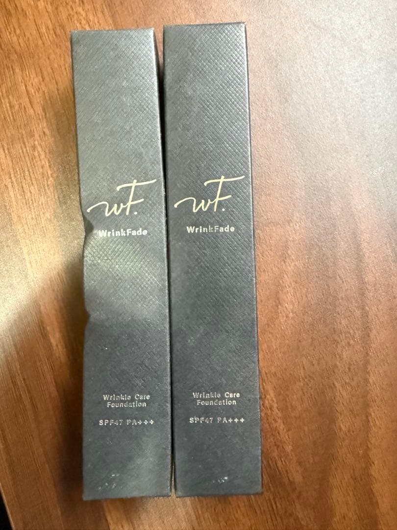 u*i様 値下げ２本組Wrinkle Fade クリームファンデ SPF47 P