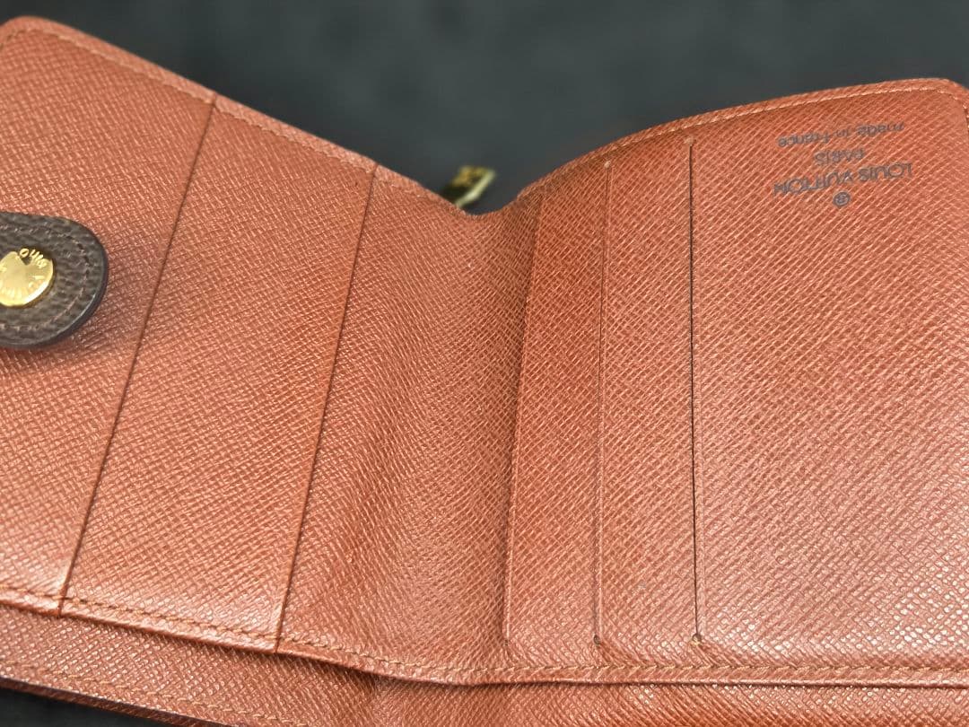 LOUIS VUITTON ルイヴィトン モノグラム コンパクトジップ 折り財布