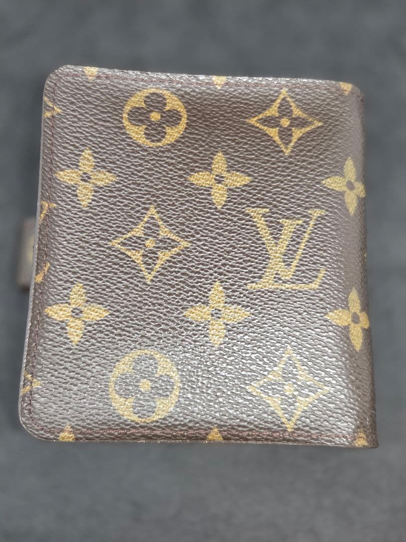 LOUIS VUITTON ルイヴィトン モノグラム コンパクトジップ 折り財布