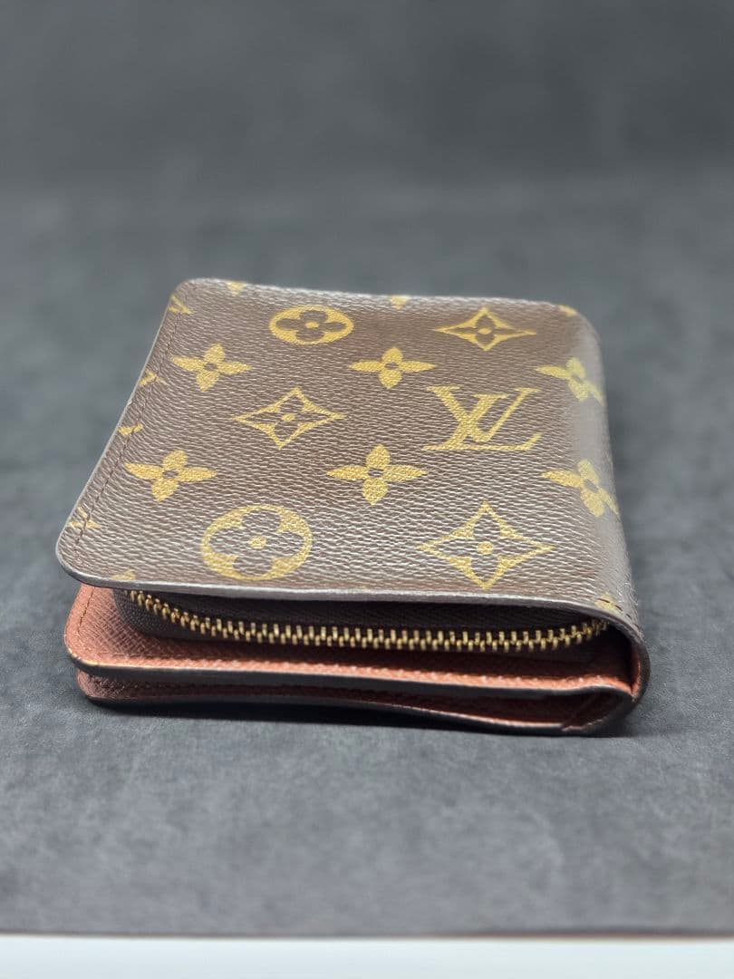 LOUIS VUITTON ルイヴィトン モノグラム コンパクトジップ 折り財布