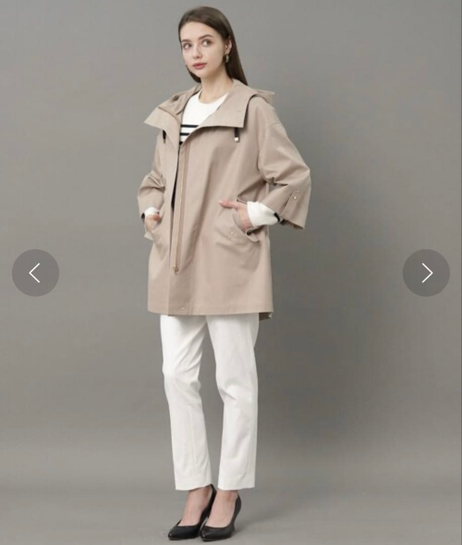 美品✨DRESSTERIOR ショートモッズコート ベージュ 38 M 23SS