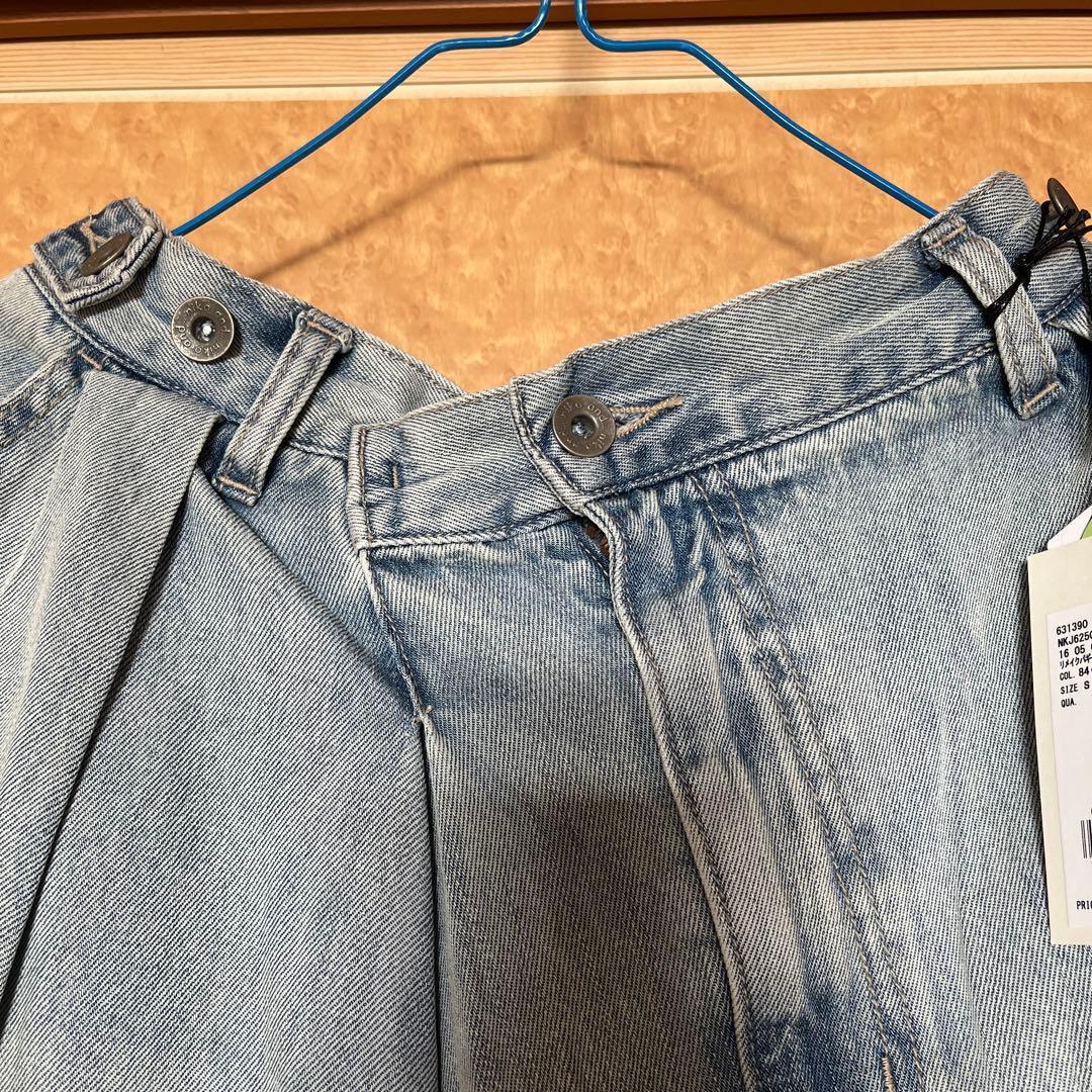 niko and ...JEANS 2026SSリメイクバギーデニムパンツ M