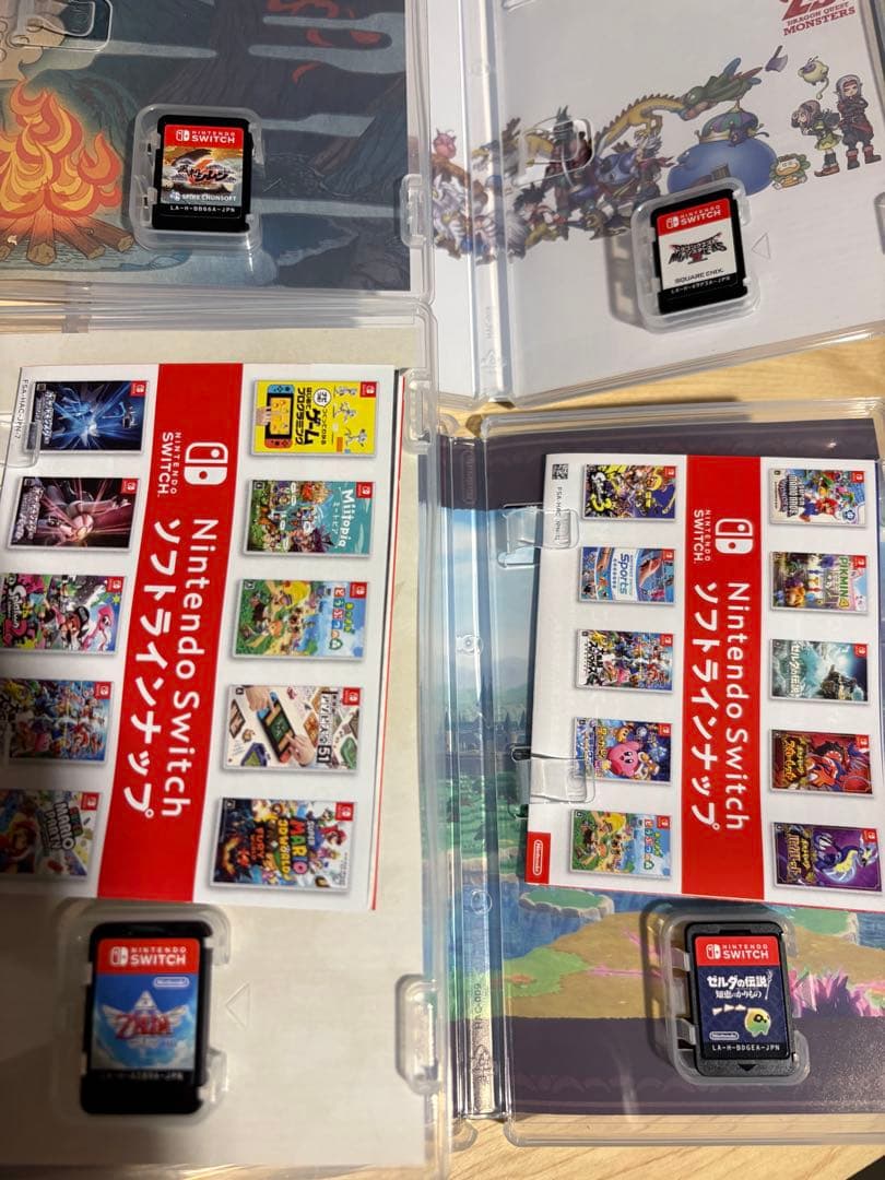 ニンテンドースイッチ　ソフト4本セット