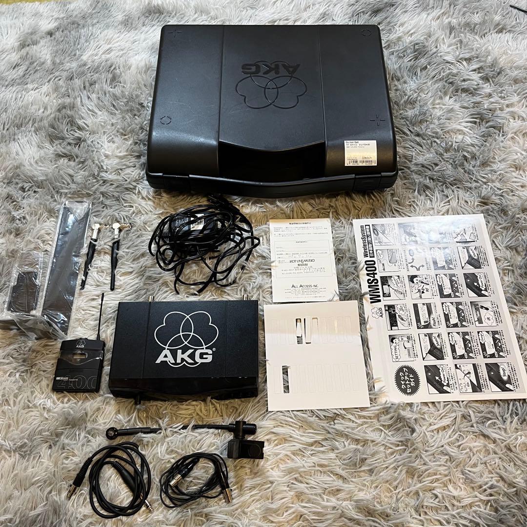 稼働 AKG C519ML & PT 400 ワイヤレスマイク セット 管楽器用