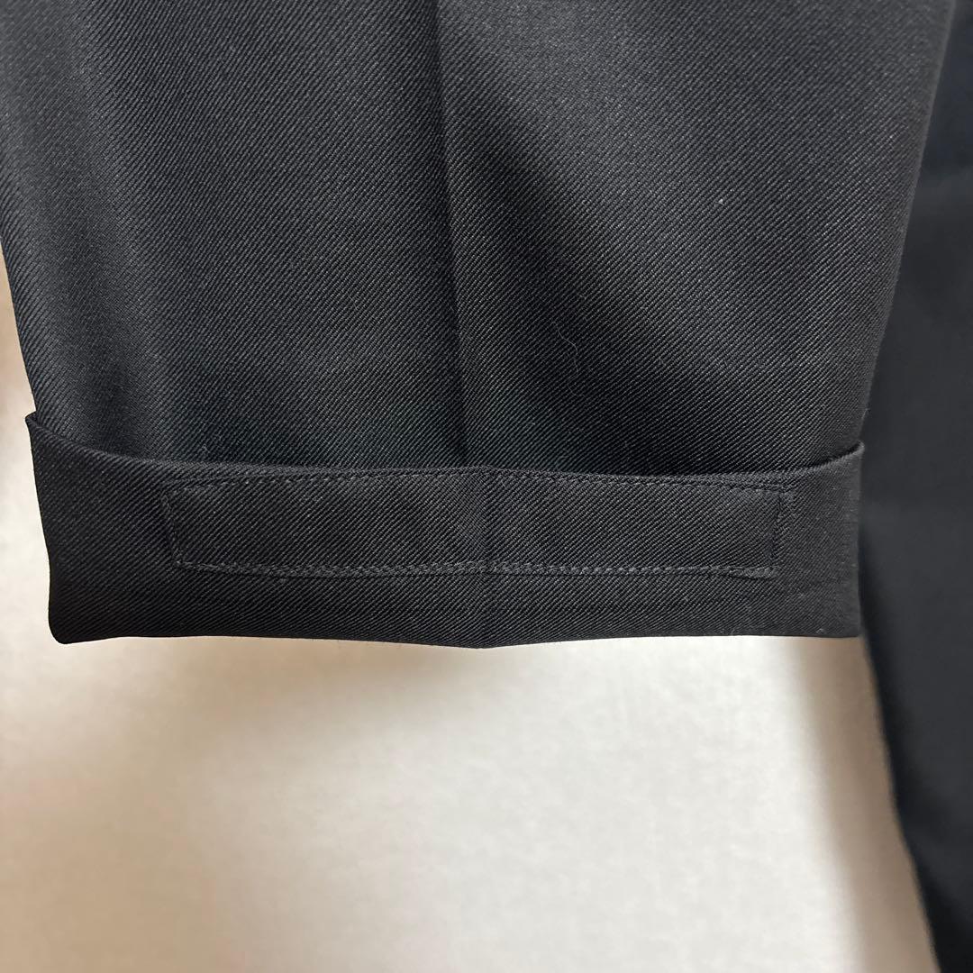 美品［ユナイテッドアローズ ホワイトレーベル］黒 スーツ 冠婚葬祭　サイズ44
