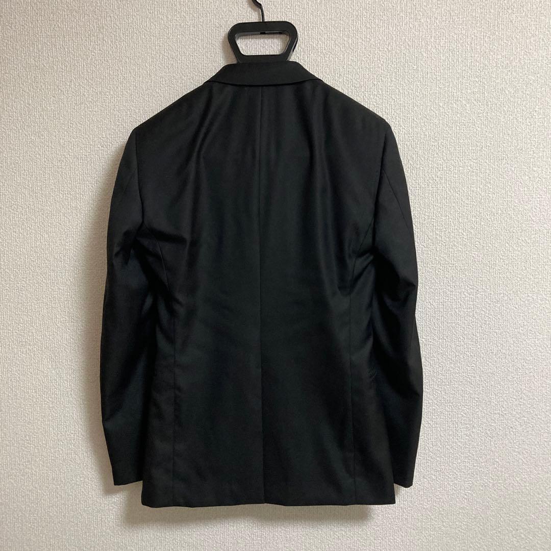 美品［ユナイテッドアローズ ホワイトレーベル］黒 スーツ 冠婚葬祭　サイズ44
