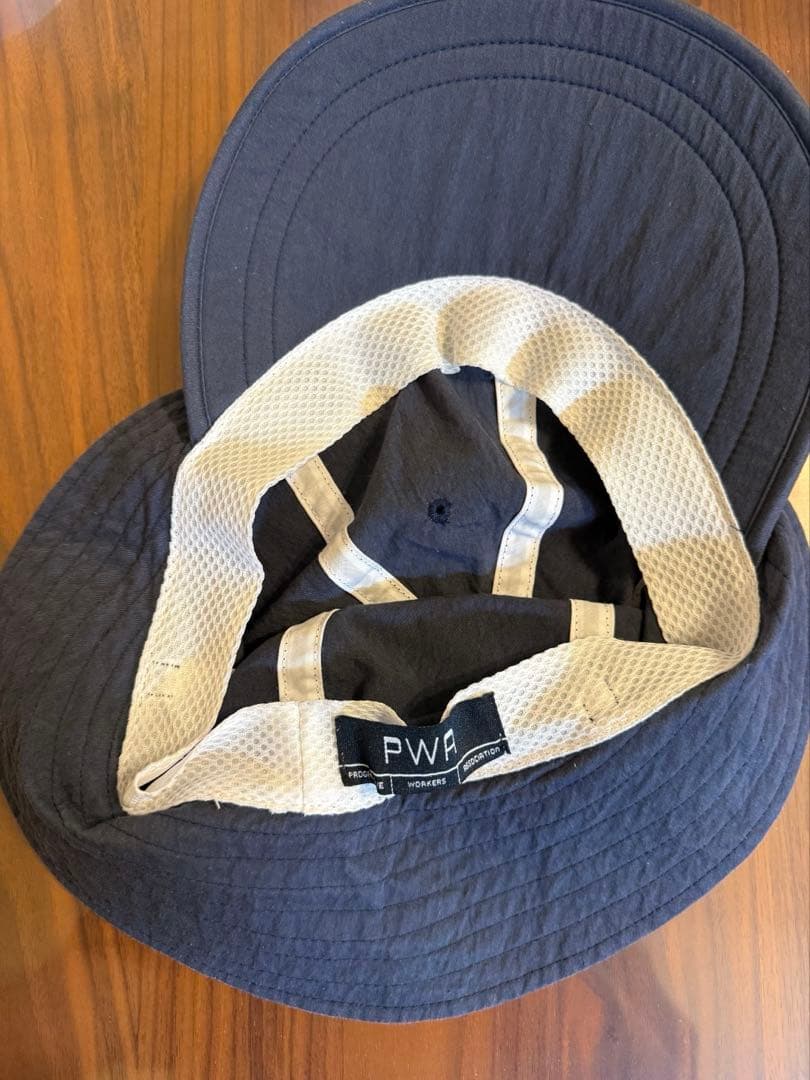 PWA SOLAR CURTAIN CAP NAVY キャップ プア