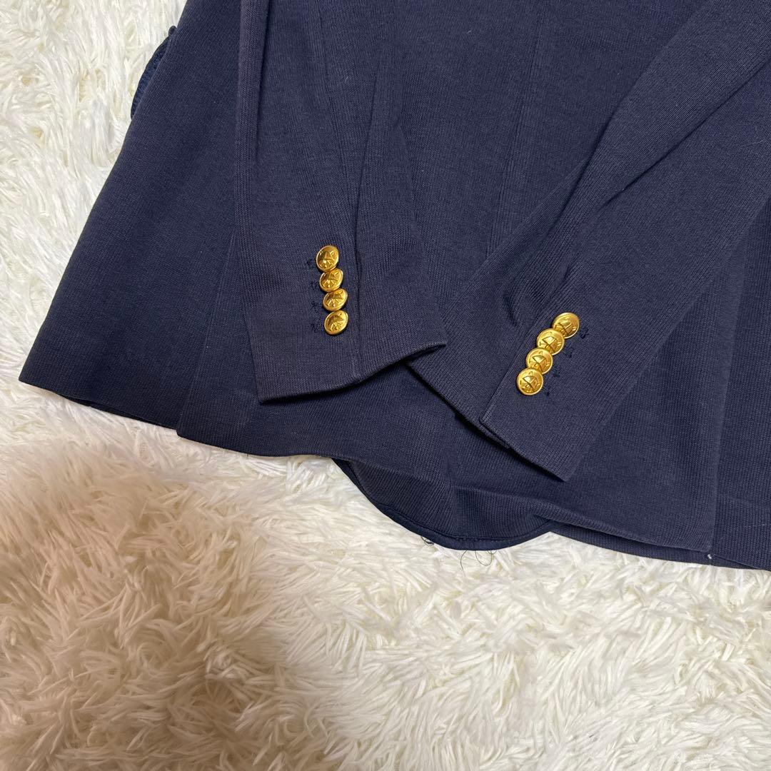 ポロラルフローレン　エンブレムロゴ刺繍 ニットジャケット　4