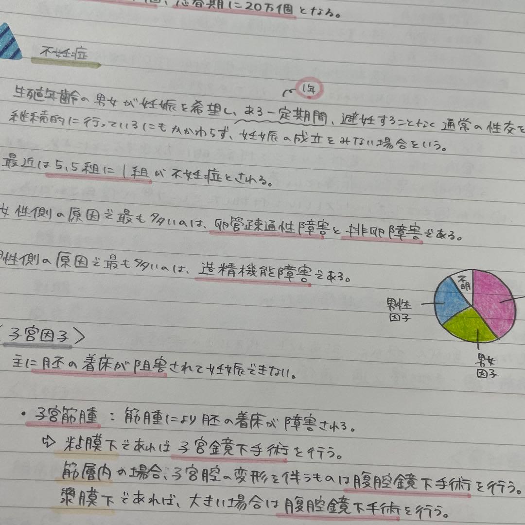 助産師学校セット　まとめノート　助産師国家試験