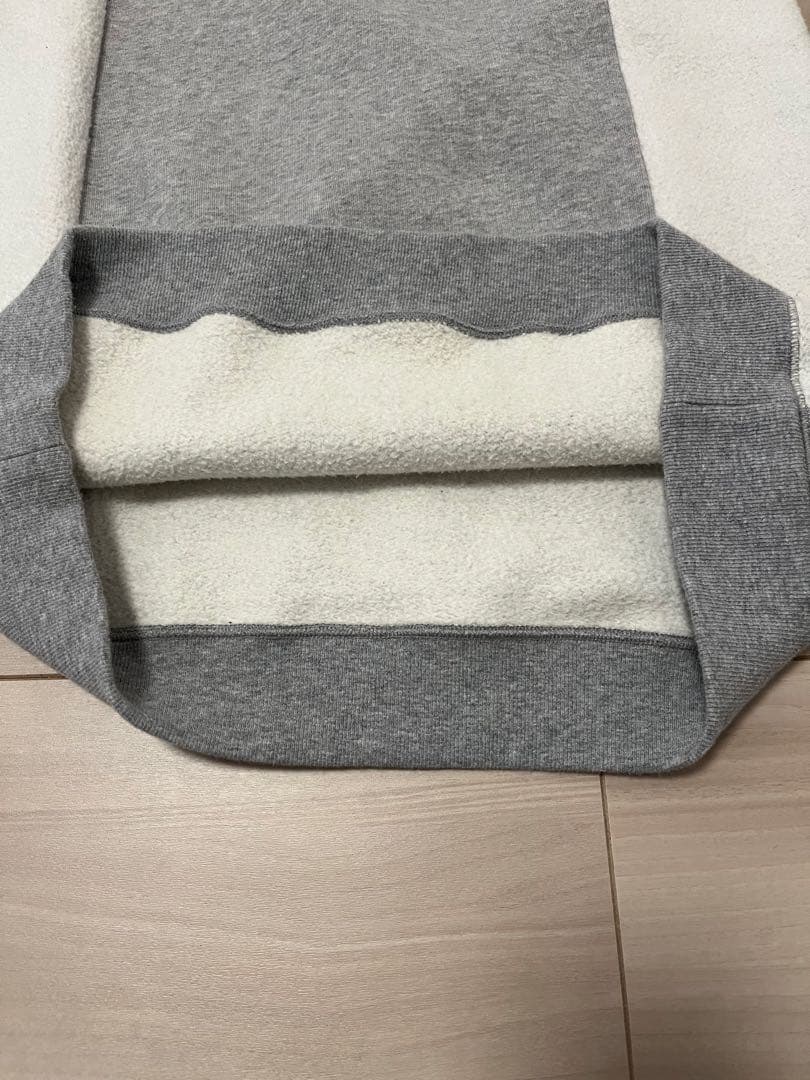 CELINE フィービー期　トリオンフ刺繍　バイカラー　スウェットワンピース